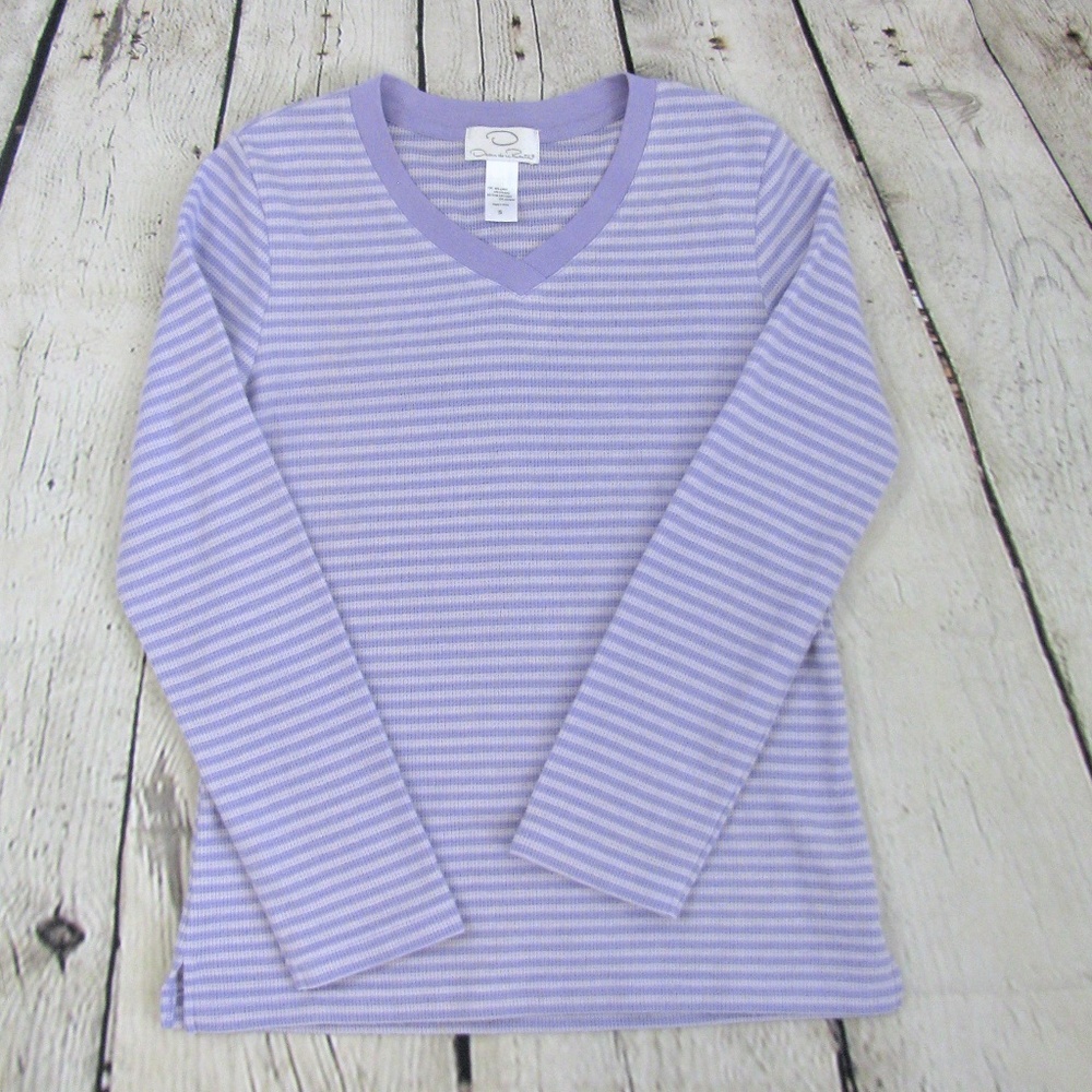 Oscar de La Renta striped Thermal top - Picture 5 of 6